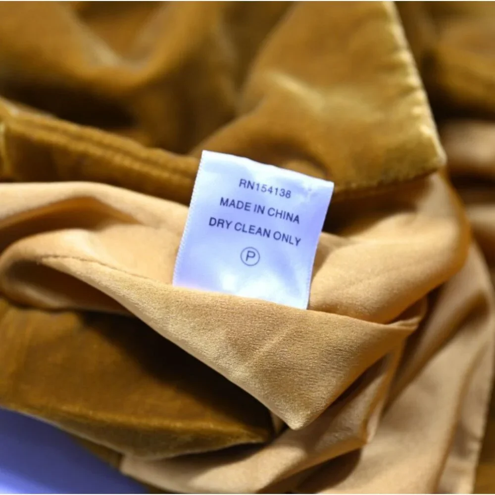 Staud Velvet Blazer Jacket in Butterscotch - Picture 6 of 6